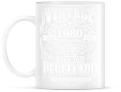 printfashion vintage polo1980 - Bögre - Fehér (13980290)