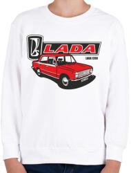 printfashion lada 1200 - Gyerek pulóver - Fehér (4866076)