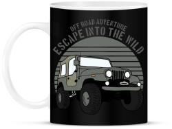 printfashion Jeep - Bögre - Fekete (5018888)