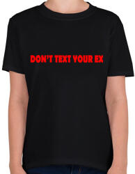 printfashion Dont. . . - Gyerek póló - Fekete (1283614)