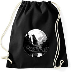 printfashion farkas - Sportzsák, Tornazsák - Fekete (14214983)