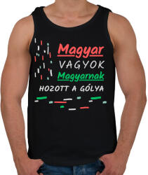 printfashion Magyar vagyok - Férfi atléta - Fekete (15756878)