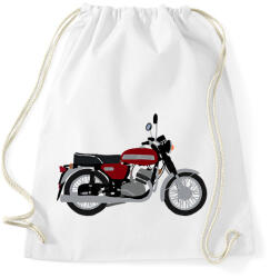 printfashion Jawa 350 - Sportzsák, Tornazsák - Fehér (2790455)