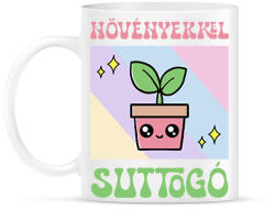 printfashion Növényekkel suttogó - Bögre - Fehér (15497102)