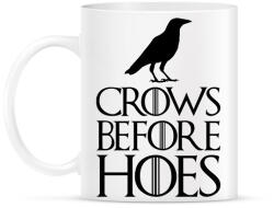 printfashion Trónok Harca- Crows before hoes - Bögre - Fehér (1814985)