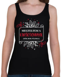 printfashion Megteltem a Karácsonnyal - Női atléta - Fekete (9562457)