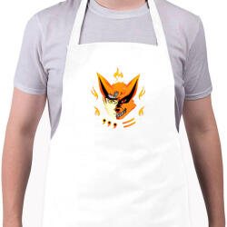 printfashion Naruto and Kurama - Kötény - Fehér (5767858)