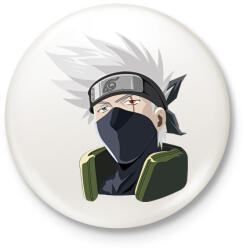 printfashion Kakashi - Kitűző, hűtőmágnes - Fehér (5665524)