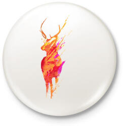 printfashion On the road again - Kitűző, hűtőmágnes - Fehér (3074771)