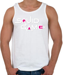 printfashion squid game felirat - Férfi atléta - Fehér (5514476)