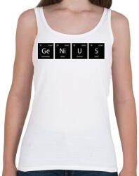 printfashion GeNiUS (periódusos rendszer) - Női atléta - Fehér (11474501)