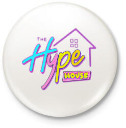printfashion Hypehouse - Kitűző, hűtőmágnes - Fehér (3088084)