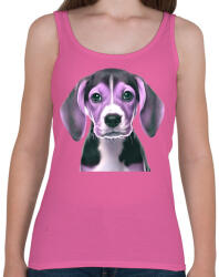 printfashion beagle - Női atléta - Rózsaszín (14042293)