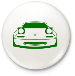 printfashion Mazda mx-5 Zöld - Kitűző, hűtőmágnes - Fehér (15773549)