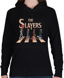 printfashion The Slayers - Női kapucnis pulóver - Fekete (14464110)
