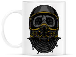 printfashion Predator sisak - Bögre - Fehér (787673)