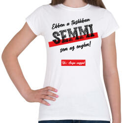 printfashion Ebben a táskában - Táska minta - Női póló - Fehér (7002955)