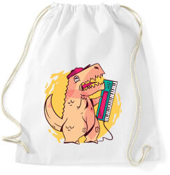 printfashion Dínó - Sportzsák, Tornazsák - Fehér (6244996)