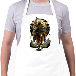 printfashion Szamuráj - Kötény - Fehér (4899698)