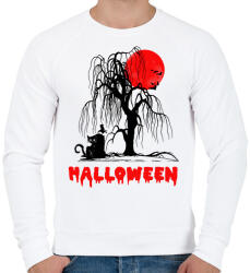 printfashion HALOWEEN - Férfi pulóver - Fehér (1825536)