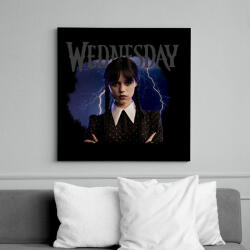 printfashion Wednesday - csak fekete - Vászonkép - Fekete (14148478)