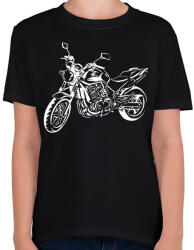 printfashion cbf500v - Gyerek póló - Fekete (2894053)
