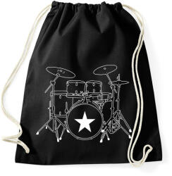 printfashion Dob szett - Sportzsák, Tornazsák - Fekete (5993641)