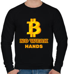 printfashion BITCOIN 4EVER 28 - Férfi pulóver - Fekete (6036483)