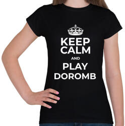 printfashion PLAY DOROMB - Női póló - Fekete (10995561)