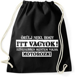 printfashion ÖRÜLJ NEKI2 - Sportzsák, Tornazsák - Fekete (2923373)