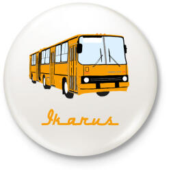 printfashion ikarus - Kitűző, hűtőmágnes - Fehér (3116994)
