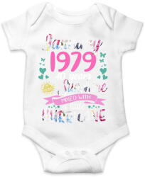 printfashion Birthday january 1979 sunshine mixed hurricane - Baba Body - Fehér (1332325)