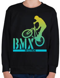 printfashion Bmx - Gyerek pulóver - Fekete (4233451)