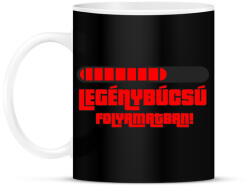 printfashion Legénybúcsú folyamatban - Bögre - Fekete (5306938)