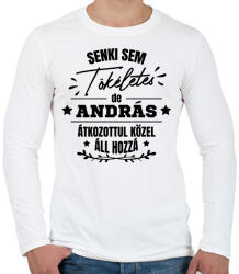 printfashion Egyedi neves névnapi ajándék - Férfi hosszú ujjú póló - Fehér (15724177)