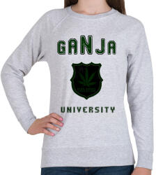 printfashion ganja university - Női pulóver - Sport szürke (1494078)
