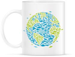 printfashion UFO Invázió - Bögre - Fehér (789744)