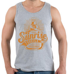 printfashion Napkelte - Férfi atléta - Sport szürke (199606)