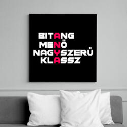 printfashion A. N. Y. A. - Vászonkép - Fekete (6653002)