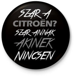printfashion Citroen - Kitűző, hűtőmágnes - Fekete (13319322)
