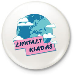 printfashion Limitált kiadás - Föld - Kitűző, hűtőmágnes - Fehér (7323578)