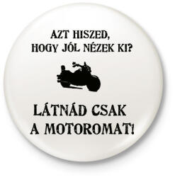 printfashion LÁTNÁD1 - Kitűző, hűtőmágnes - Fehér (3090247)