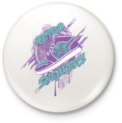 printfashion Retro csuka - Kitűző, hűtőmágnes - Fehér (3073827)