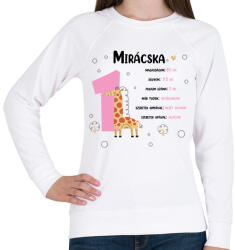 printfashion Baba adatok (lány) - Női pulóver - Fehér (8096051)