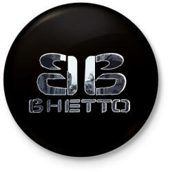 printfashion retro getto - Kitűző, hűtőmágnes - Fekete (14249710)