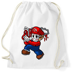 printfashion Texasi Marió - Sportzsák, Tornazsák - Fehér (92420)