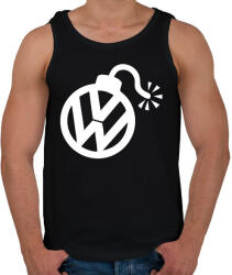 printfashion VW Bomb - Férfi atléta - Fekete (1661321)