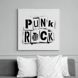 printfashion Punk Rock - Vászonkép - Fehér (7669884)