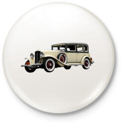 printfashion Classic - Kitűző, hűtőmágnes - Fehér (5164553)