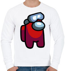 printfashion Among us - Férfi pulóver - Fehér (3025445)